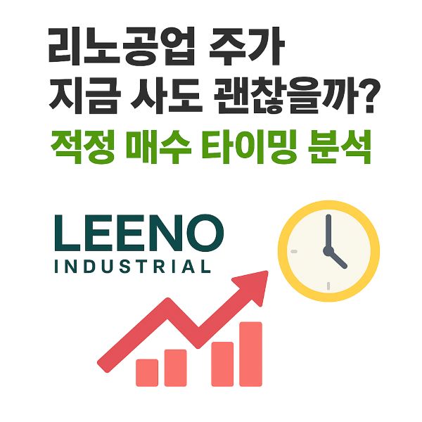 리노공업 주가, 지금 사도 괜찮을까? 적정 매수 타이밍 분석