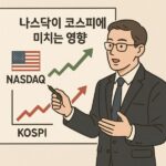 미국 증시(나스닥)가 한국 증시(코스피)에 미치는 영향