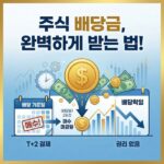 주식 배당락일, 배당 기준일 완벽 개념 정리 (배당금 받는 법)